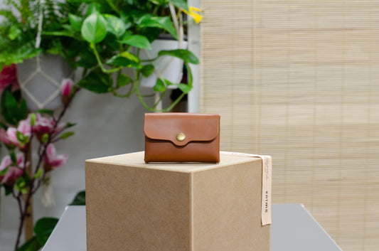 Herren Leder Geldbörse cir. 11x7x1,5cm - Einzigartiges Geschenk - Münzfach und Kartenhalter. Kleine Damen Lederbrieftasche. - KATAAB