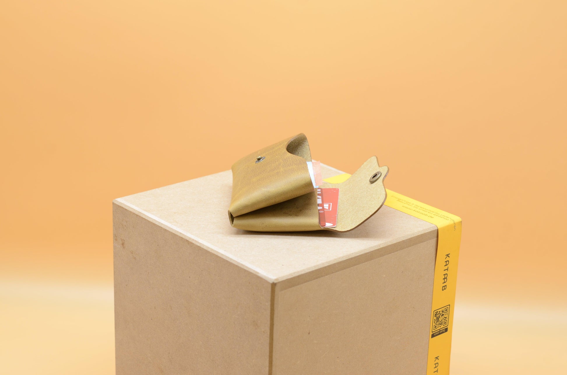 Kleine Ledergeldbörse. Geldbeutel für Damen. Frauen Portemonnaie. Minimalistischer Leder Geldbeutel. Schlanke Brieftasche.Geschenk für Sie. - KATAAB