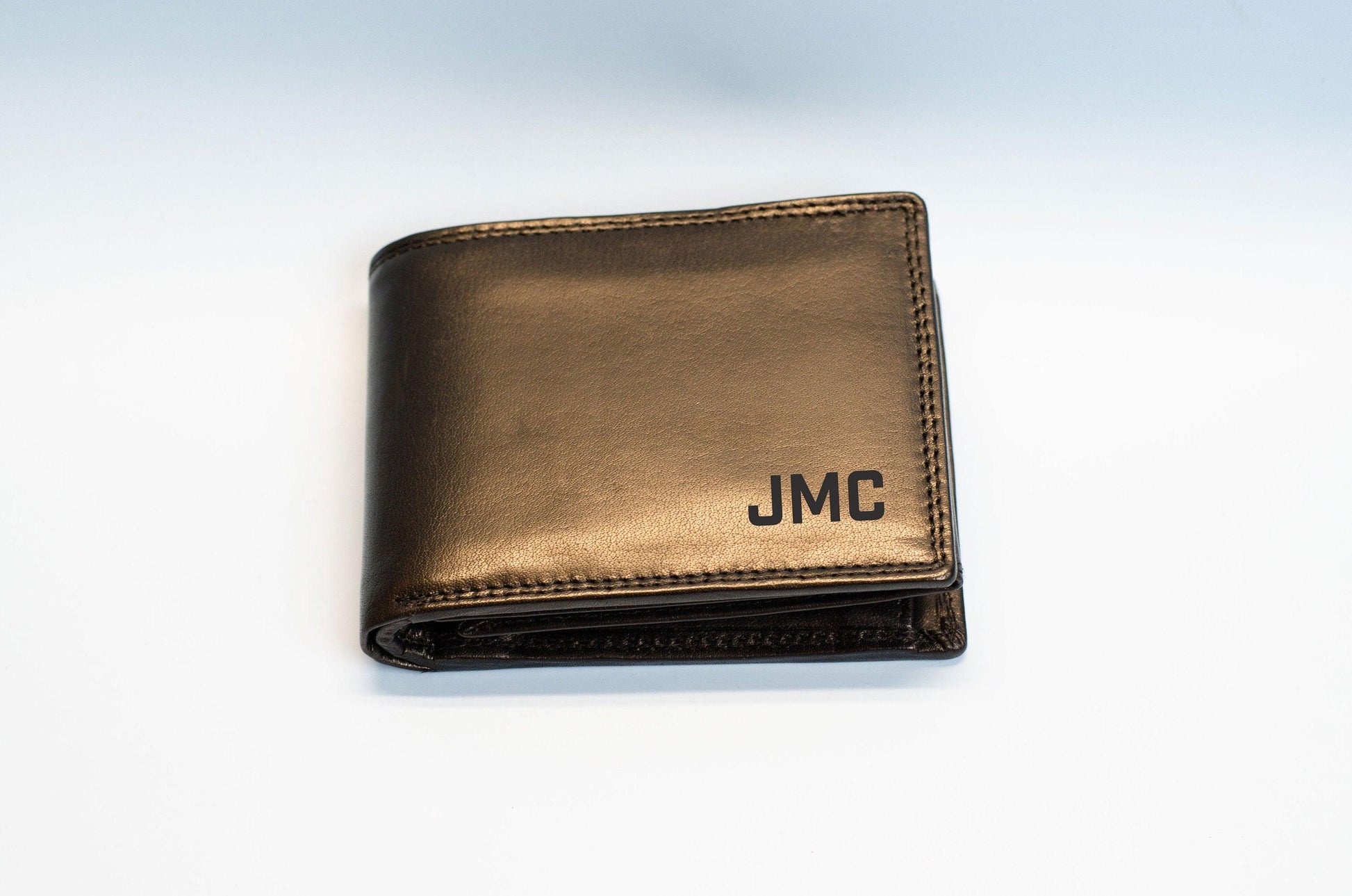 Personalisierte Geldbörse für Männer mit Gravur(Querformat).Monogrammed Brieftasche für Männer.Portemonnaie für Herren.Gravierte Brieftasche - KATAAB