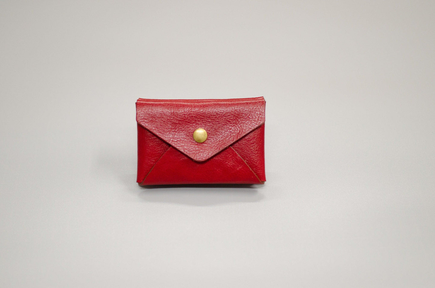 Minimalistische Doubleface Brieftasche (Unisex). Kleines Portemonnaie für Damen mit doppelter Vordertasche. Größe cir. 11x7x3cm. - KATAAB