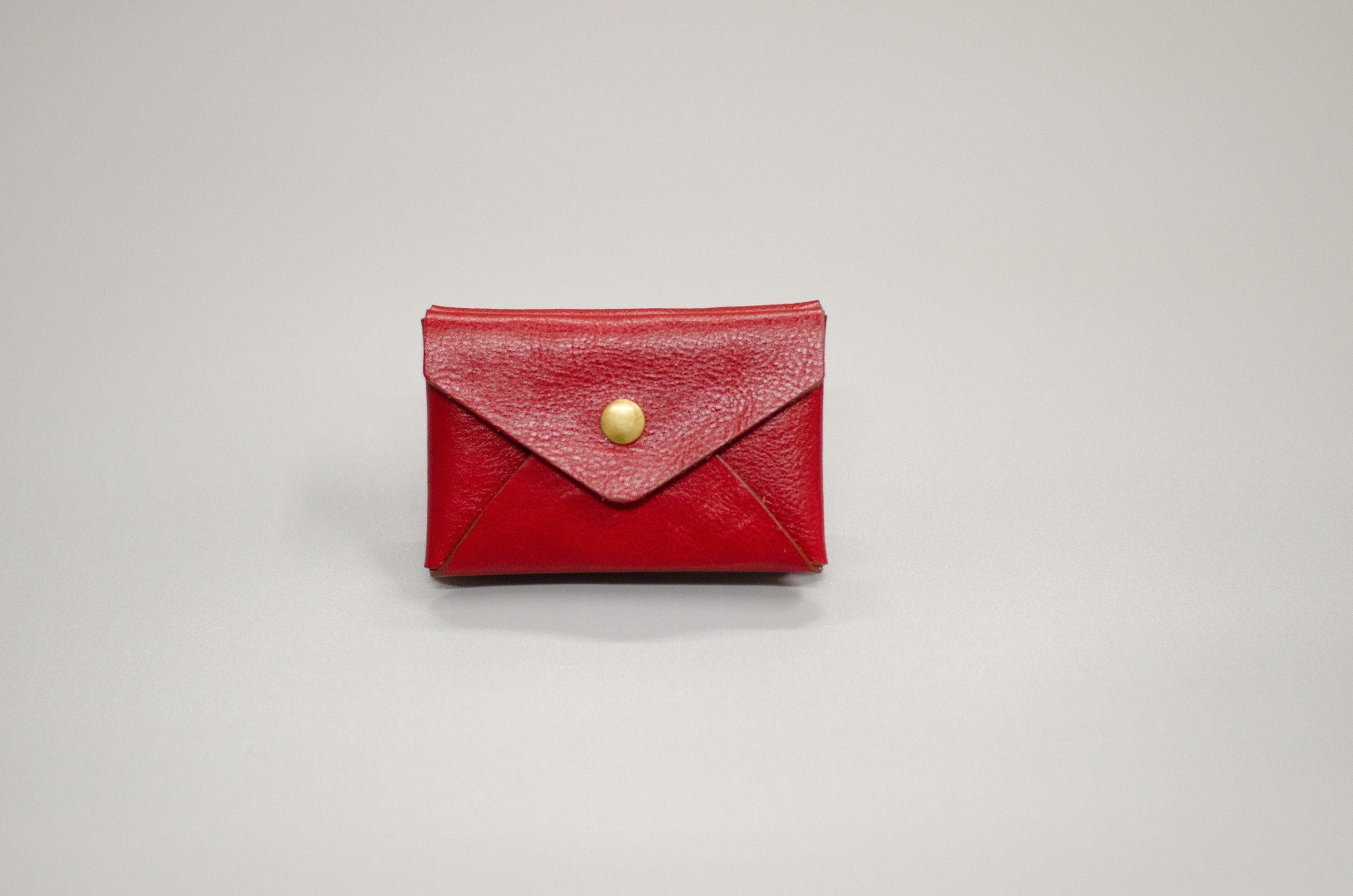 Minimalistische Doubleface Brieftasche (Unisex). Kleines Portemonnaie für Damen mit doppelter Vordertasche. Größe cir. 11x7x3cm. - KATAAB