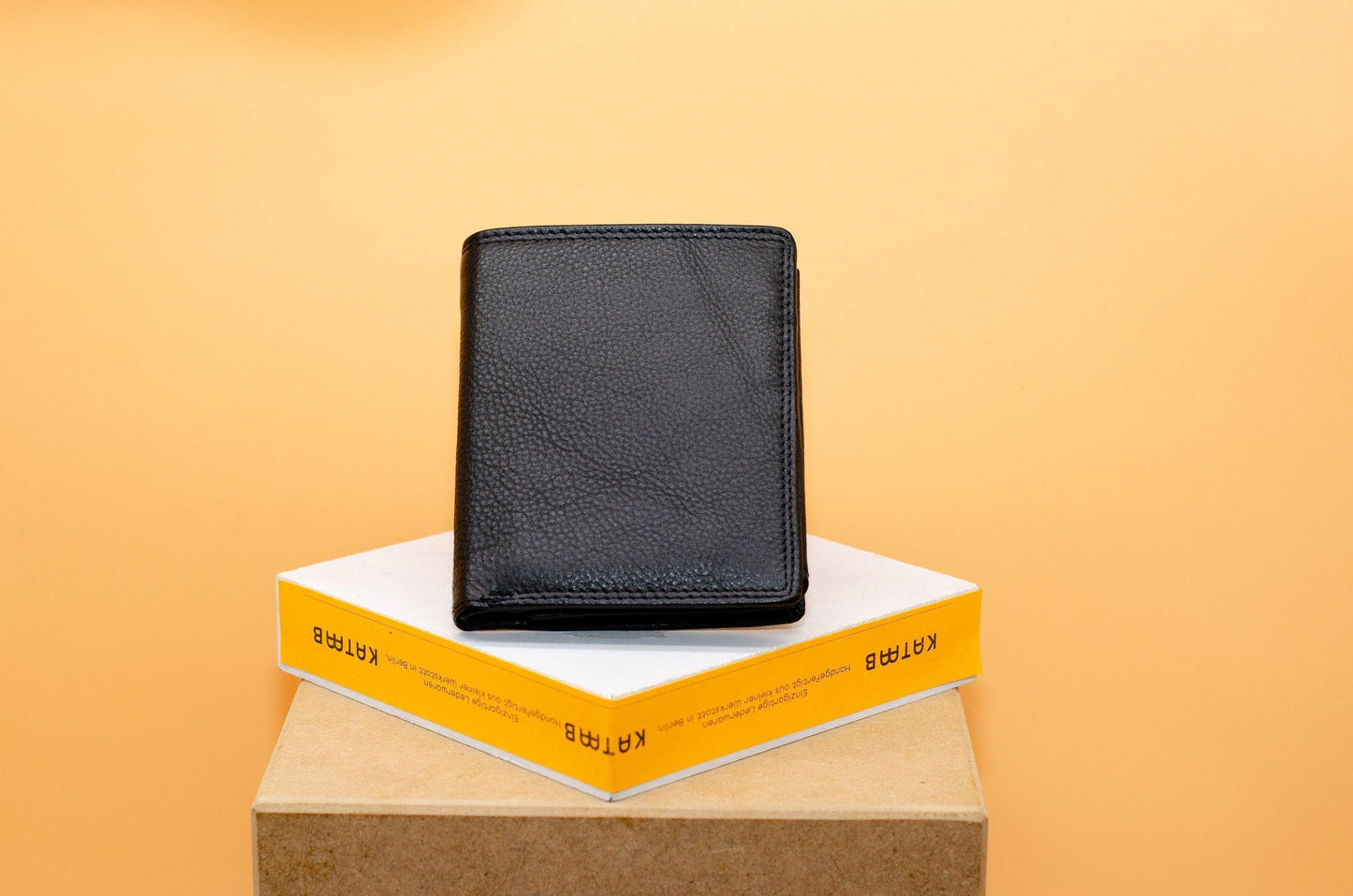 Personalisierte Geldbörse für Männer mit Gravur cir. 12x9,5cm.Monogrammed Brieftasche für Männer.Portemonnaie für Herren.Geburtstag für Papa - KATAAB