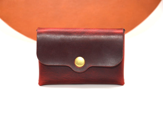 Minimalistische Portemonnaie für Damen. Leder Geldbeutel. Schlanke Brieftasche. Leder Etui. Geschenk für ihn. Geschenk für Sie. Geldbörse. - KATAAB
