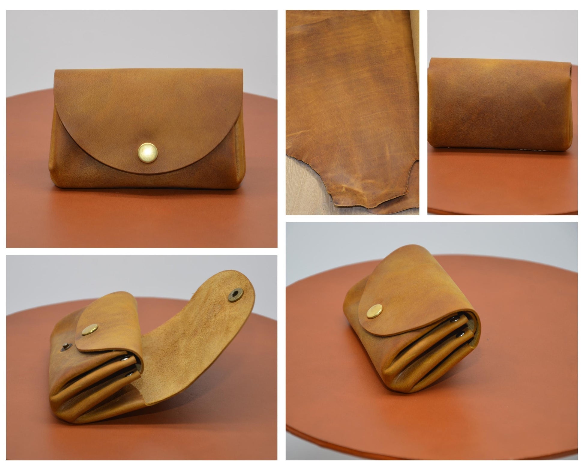 Frauen Geldbeutel - Kleines minimalistisches Portemonnaie für Damen - Einzigartiges Geschenk - Schlanke Brieftasche - Größe: ca.11,5x8x3,5cm - KATAAB